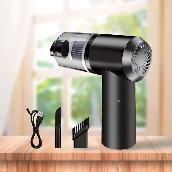 2-in-1 Wireless Vacuum & Air Duster – Powerful & Portable!